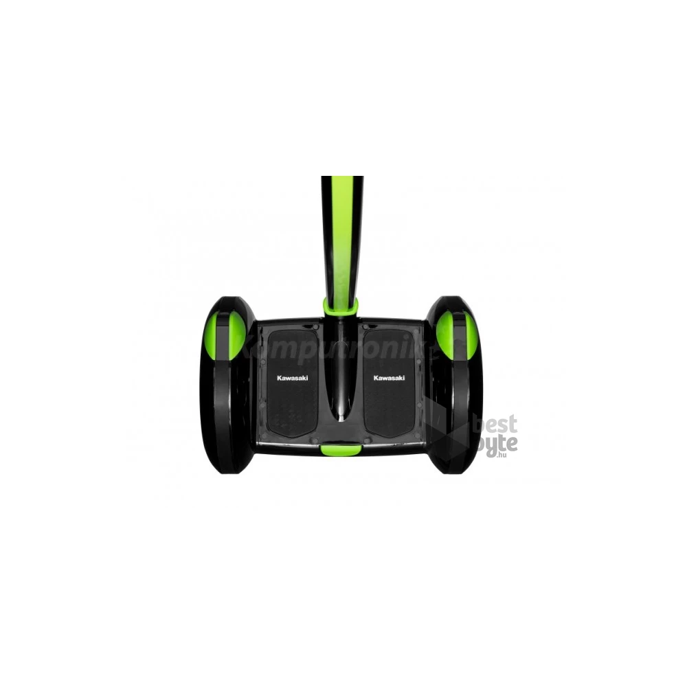 Kawasaki 10" fekete hoverboard elektromos robogó/Balance board kormányszárral