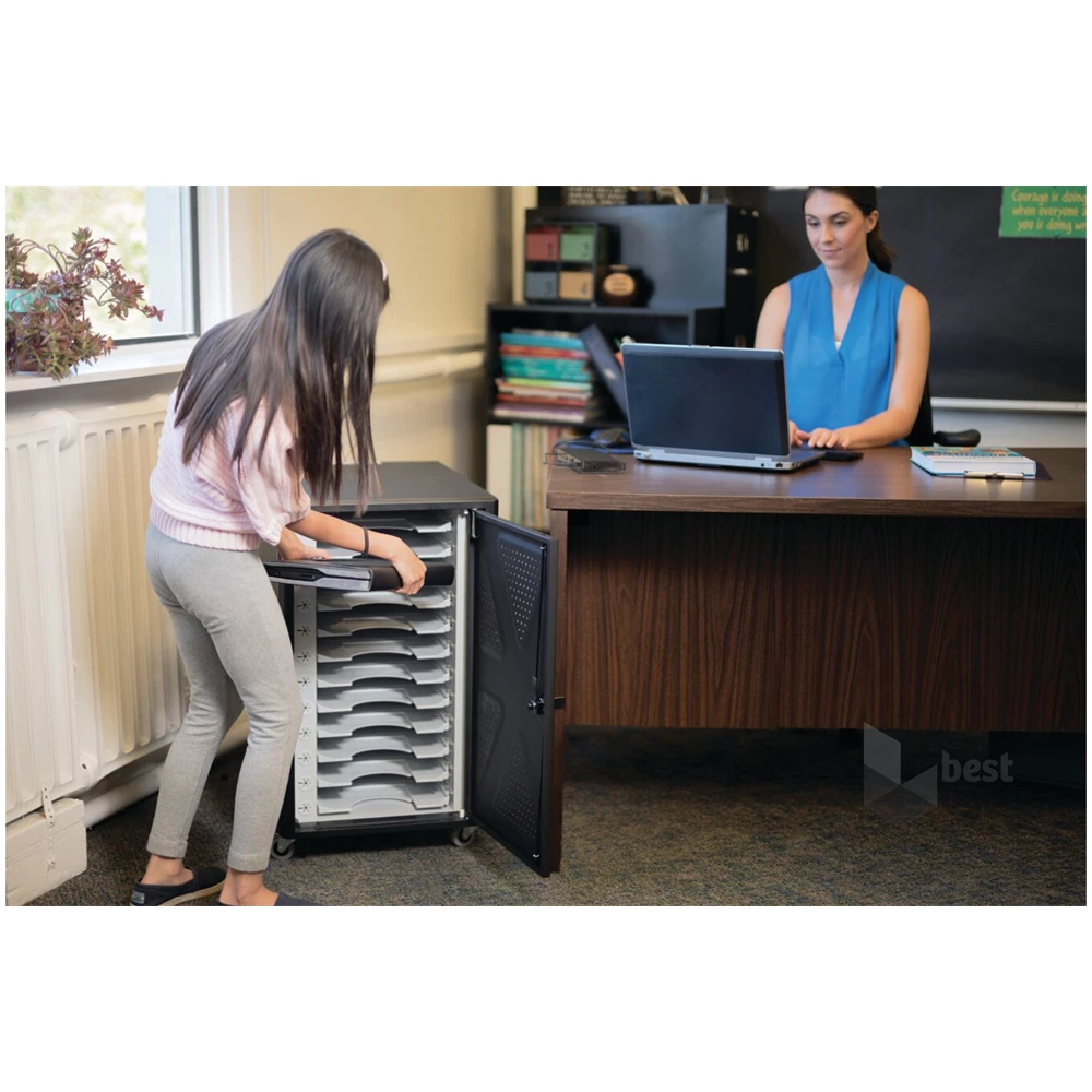 Kensington AC12 12 férőhelyes laptop töltő biztonsági szekrény