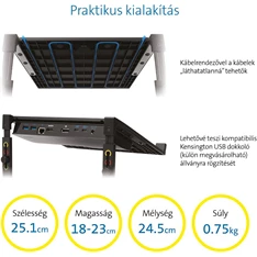 Kensington SmartFit® állítható magasságú notebook állvány