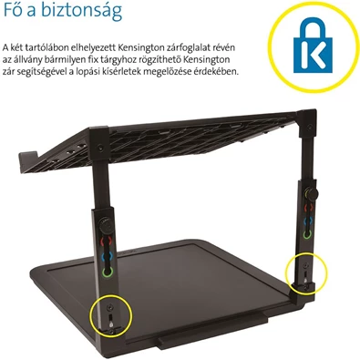 Kensington SmartFit® állítható magasságú notebook állvány