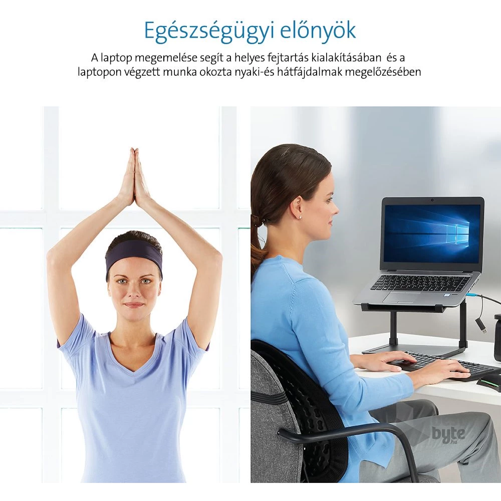 Kensington SmartFit® állítható magasságú notebook állvány