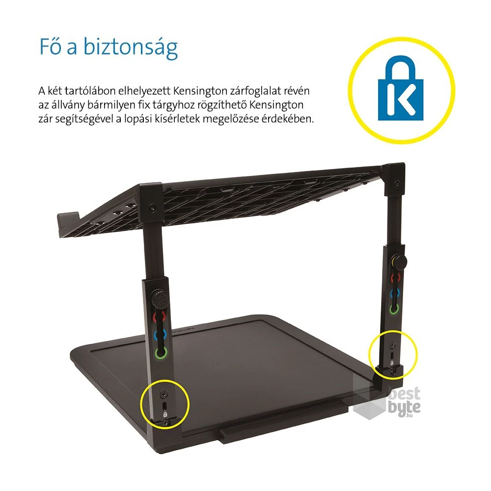 Kensington SmartFit® állítható magasságú notebook állvány