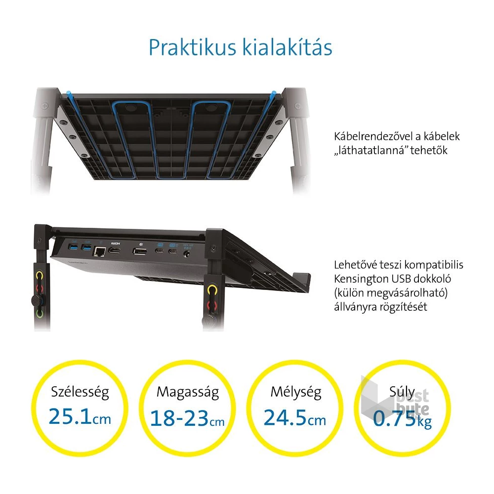 Kensington SmartFit® állítható magasságú notebook állvány