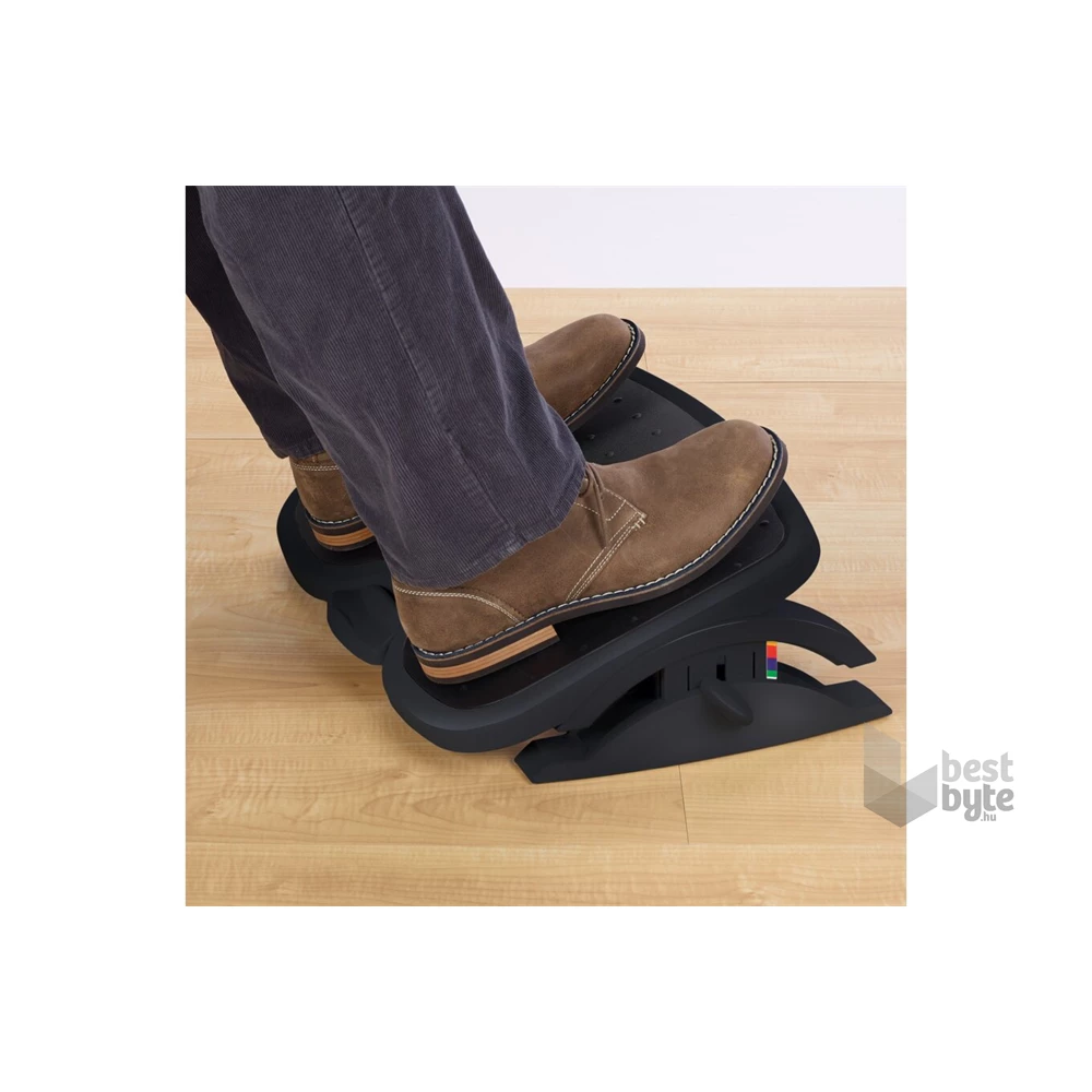 Kensington K52789WW SoleMate Plus állítható magasságú fekete lábtámasz