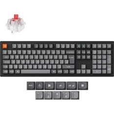 Keychron K10M-H1Z-HU K10 Max Bluetooth/USB HUN (Red Switch) vezeték nélküli fekete mechanikus billentyűzet Keychron K10M-H1Z-HU K10 Max Bluetooth/USB HUN (Red Switch) vezeték nélküli fekete mechanikus billentyűzet