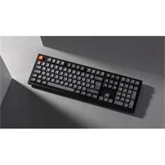 Keychron K10M-H3Z-HU K10 Max Bluetooth/USB HUN (Brown Switch) vezeték nélküli fekete mechanikus billentyűzet