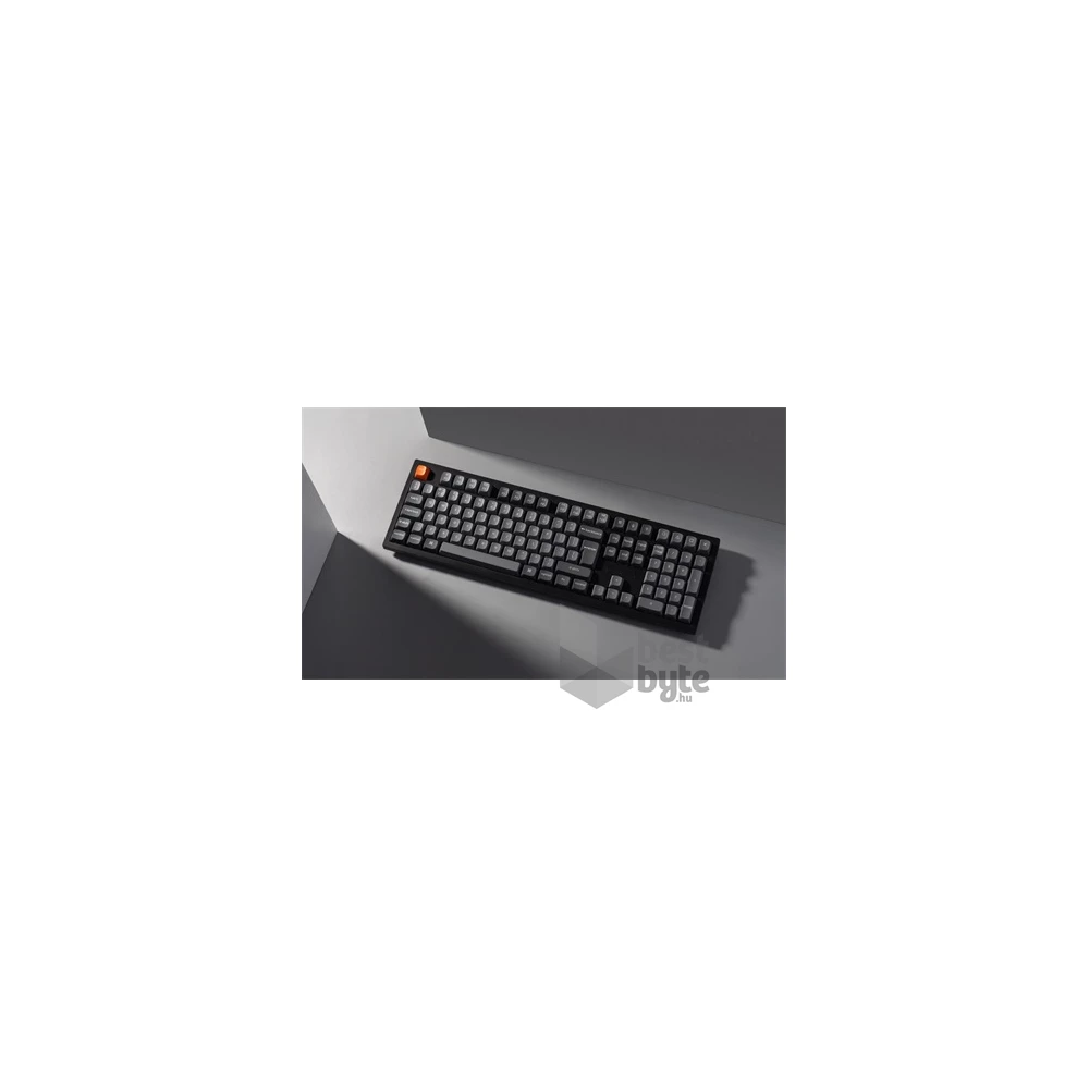 Keychron K10M-H3Z-HU K10 Max Bluetooth/USB HUN (Brown Switch) vezeték nélküli fekete mechanikus billentyűzet