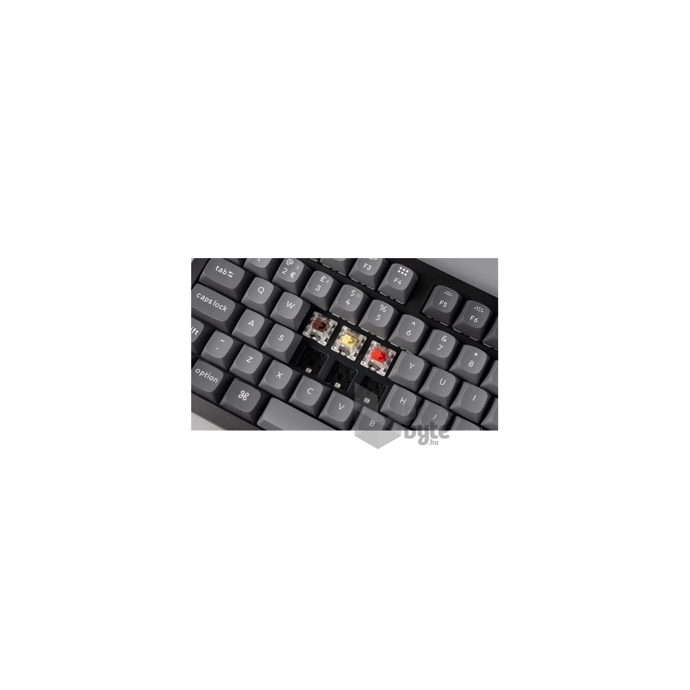 Keychron K10M-H3Z-HU K10 Max Bluetooth/USB HUN (Brown Switch) vezeték nélküli fekete mechanikus billentyűzet