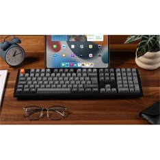 Keychron K10M-H3Z-HU K10 Max Bluetooth/USB HUN (Brown Switch) vezeték nélküli fekete mechanikus billentyűzet