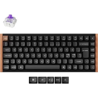 Keychron K2H-F1Z-HU K2 HE Bluetooth/USB HUN (magnetic Switch) vezeték nélküli mechanikus gamer billentyűzet