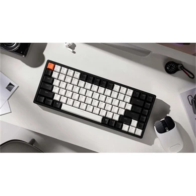 Keychron K2 RGB Bluetooth Hot-swap Gateron G Pro Blue mechanikus billentyűzet (Aluminum frame)