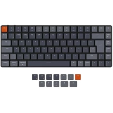 Keychron K3 Ultra-slim RGB Bluetooth / USB magyar Hot-swap Gateron Optical Blue fekete billentyűzet
