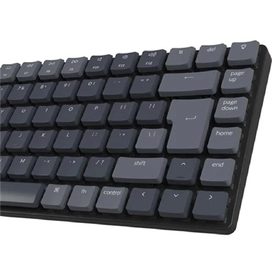 Keychron K3 Ultra-slim RGB Bluetooth / USB magyar Hot-swap Gateron Optical Blue fekete billentyűzet