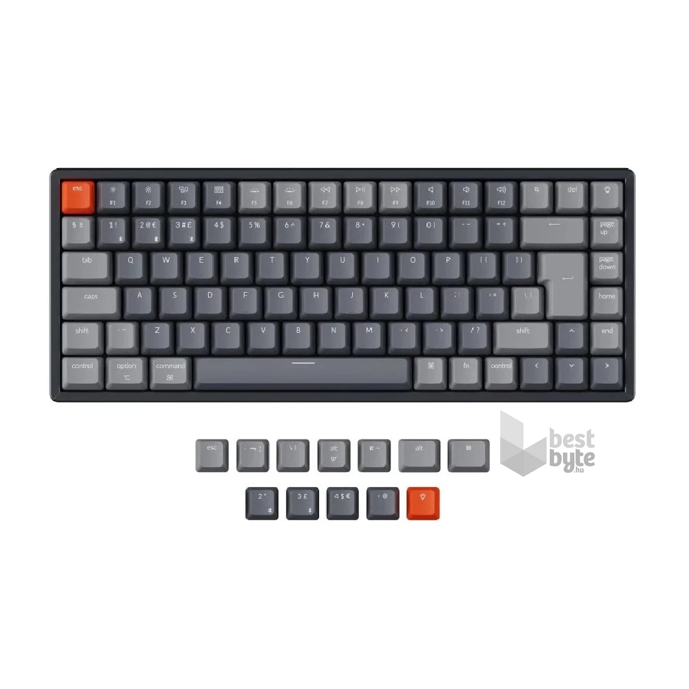 Keychron K6 magyar sötétszürke billentyűkészlet