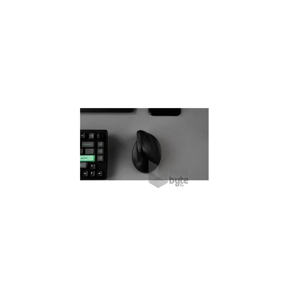 Keychron M5-A23 BLACK Bluetooth vezeték nélküli fekete optikai egér