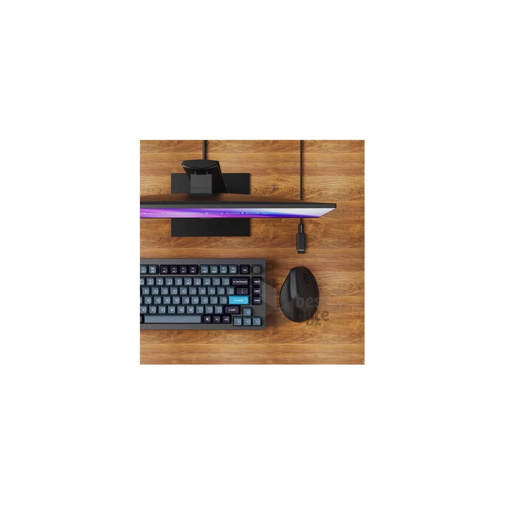 Keychron M5-A23 BLACK Bluetooth vezeték nélküli fekete optikai egér