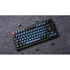 Keychron Q1-M1-UK Q1 V2 angol (Gateron G Pro Red Switch) fekete mechanikus billentyűzet