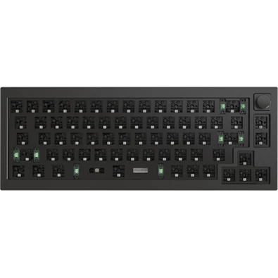 Keychron Q2 Swappable RGB Backlight Knob USB gaming billentyűzet barebone fekete