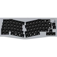 Keychron Q8 Swappable RGB Backlight Knob ISO USB billentyűzet barebone szürke Keychron Q8 Swappable RGB Backlight Knob ISO USB billentyűzet barebone szürke