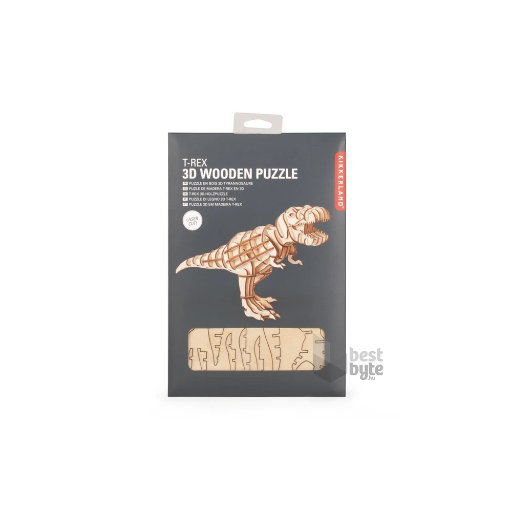 Kikkerland 3D fa puzzle, T-Rex (GG121)