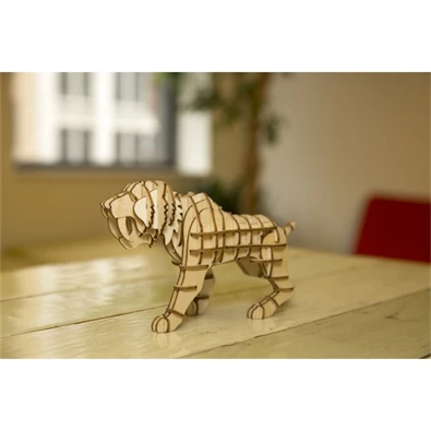 Kikkerland 3D fa puzzle, tigris (GG108)