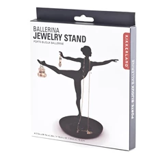 Kikkerland Ékszertartó állvány, ballerina, fekete (JK08)