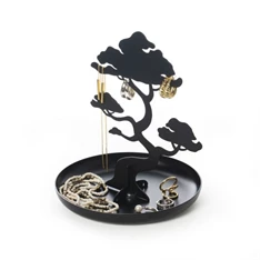 Kikkerland Ékszertartó állvány, bonsai fa, fekete (JK21)