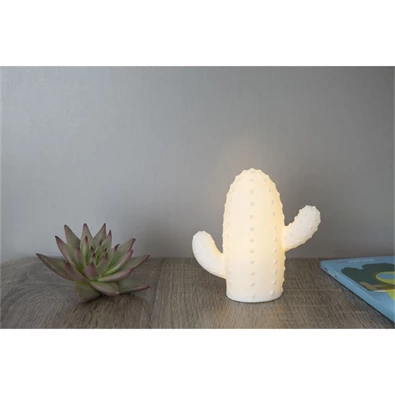 Kikkerland LT21-EU kicsi kaktusz porcelán lámpa