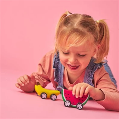 Kikkerland Lendkerekes gyümölcs-autók S/3 (KID30-F)