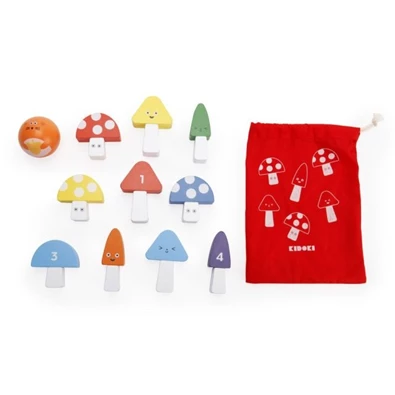 Kikkerland Mini gomba bowling (KID23-F)