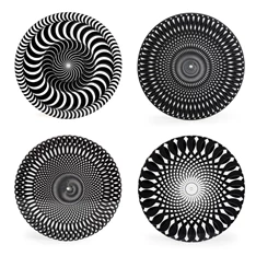 Kikkerland Poháralátét moire S/4 (GC21)