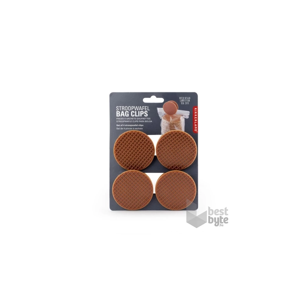 Kikkerland Tasakzáró csipesz, talléros S/4 (BC19)