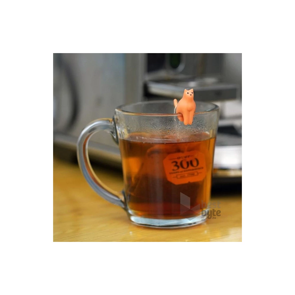 Kikkerland Teafiter tartó, macskás S/4 (CU372)