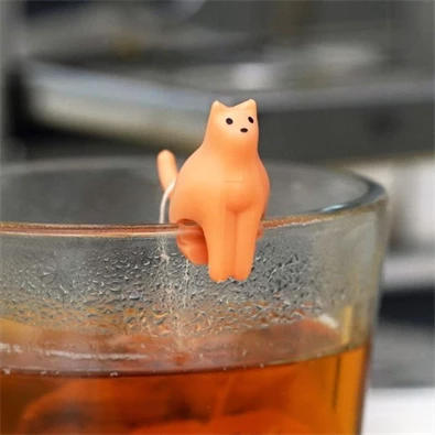 Kikkerland Teafiter tartó, macskás S/4 (CU372)