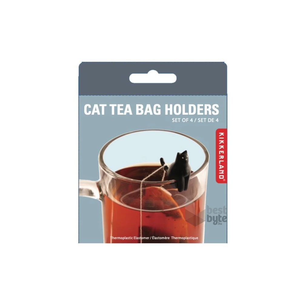 Kikkerland Teafiter tartó, macskás S/4 (CU372)