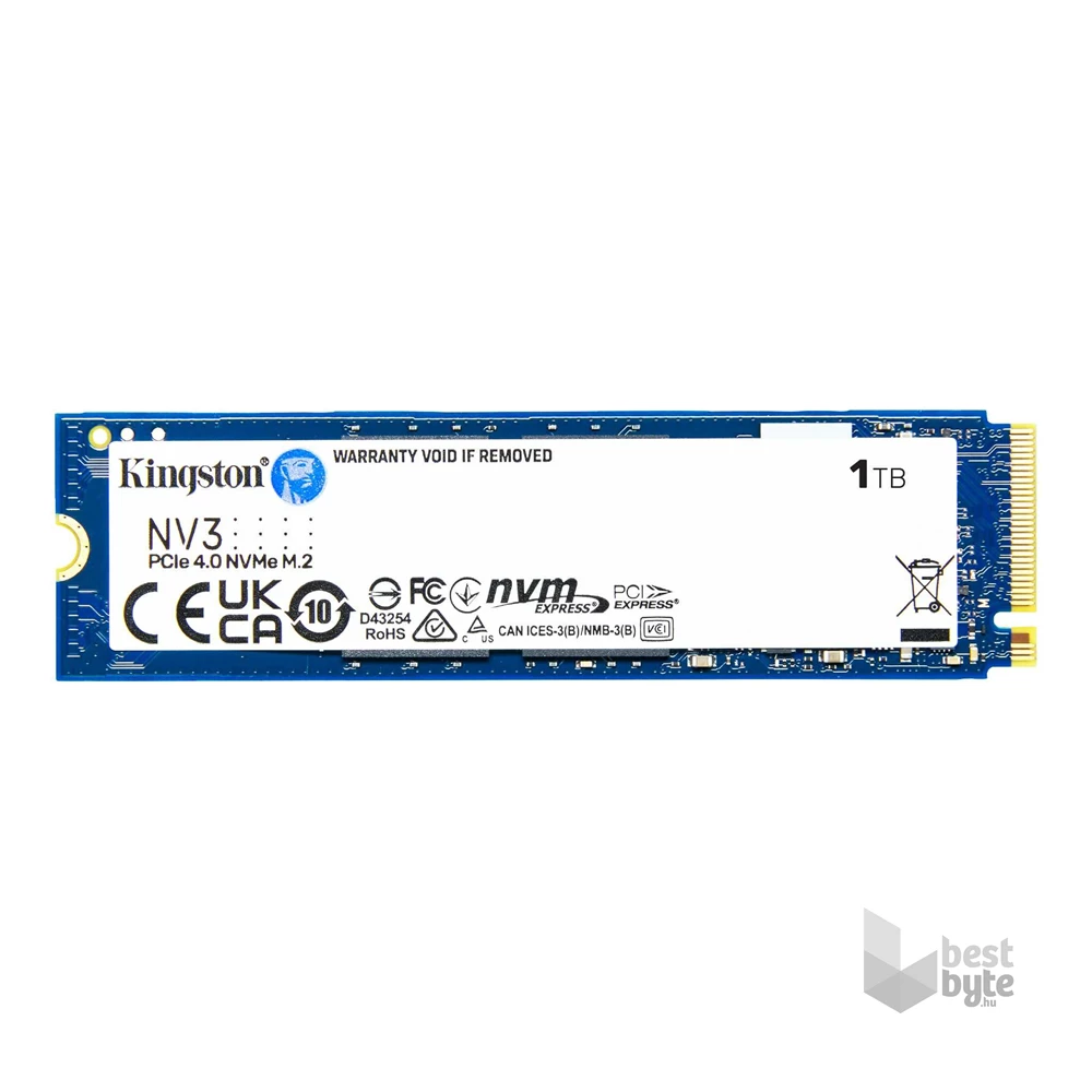 Kingston 1000GB M.2 NVMe 2280 PCIe 4.0 NV3 (SNV3S/1000G) SSD