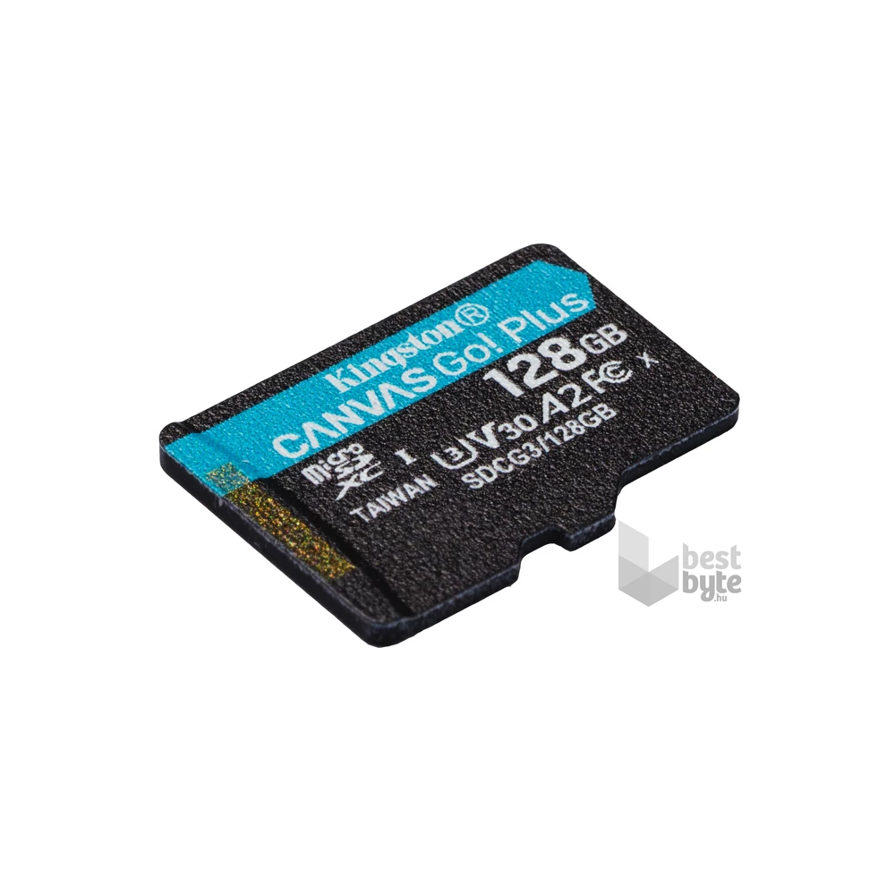 Kingston 128GB SD micro Canvas Go! Plus (SDXC Class 10 UHS-I U3) (SDCG3/128GBSP) memóriakártya