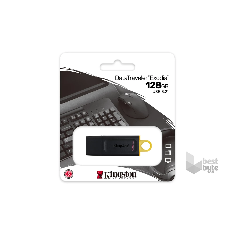 Kingston 128GB USB3.2 DataTraveler Exodia (DTX/128GB) Flash Drive