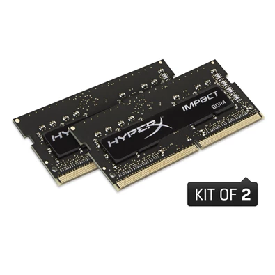Kingston 16GB/2400MHz DDR-4 HyperX Impact (Kit 2 db 8GB) (HX424S14IB2K2/16) notebook memória