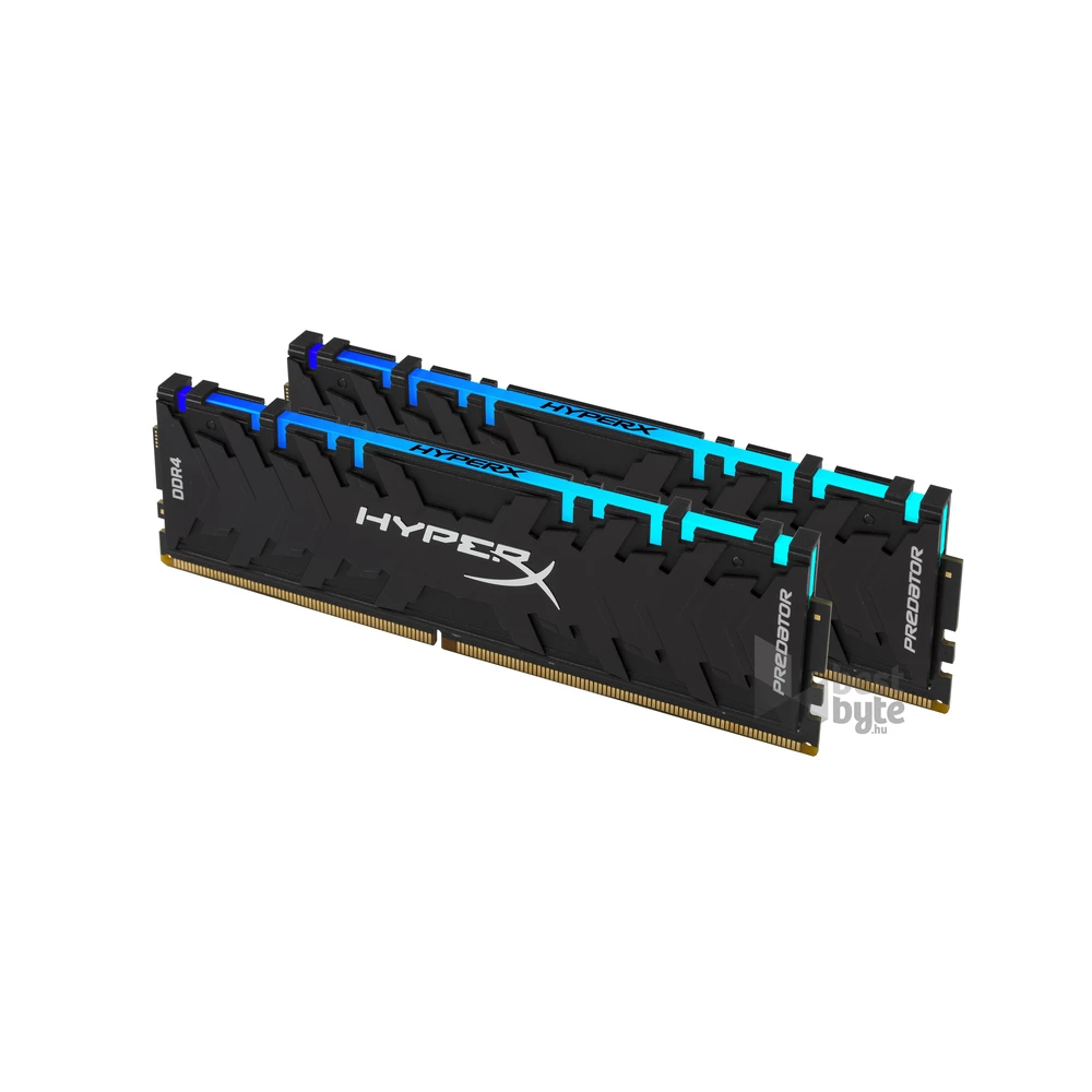 Kingston 16GB/3200MHz DDR-4 HyperX Predator RGB XMP (Kit! 2db 8GB) (HX432C16PB3AK2/16) memória