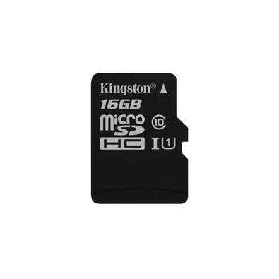 Kingston 16GB SD micro Canvas Select 80R (SDHC Class 10  UHS-I) (SDCS/16GBSP) memória kártya