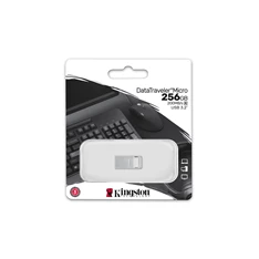 Kingston 256GB DataTraveler Micro USB3.2 A Ezüst (DTMC3G2/256GB) Flash Drive