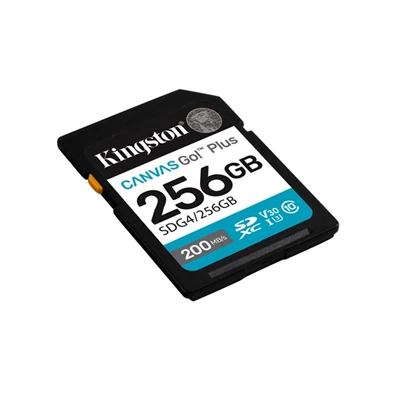 Kingston 256GB SD (SDXC V30 UHS-I U3) SDG4/256GB memóriakártya