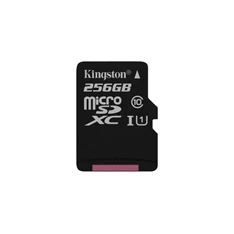 Kingston 256GB SD micro Canvas Select 80R (SDXC Class 10 UHS-I) (SDCS/256GBSP) memória kártya