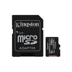 Kingston 256GB SD micro Canvas Select Plus (SDXC Class 10 A1) (SDCS2/256GB) memória kártya adapterrel