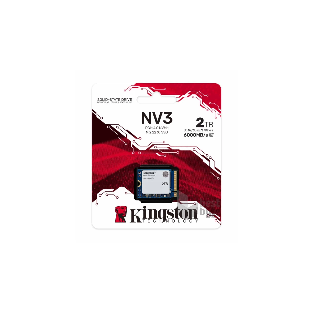 Kingston 2TB M.2 NVMe 2230 NV3 (SNV3SM3/2T0) SSD