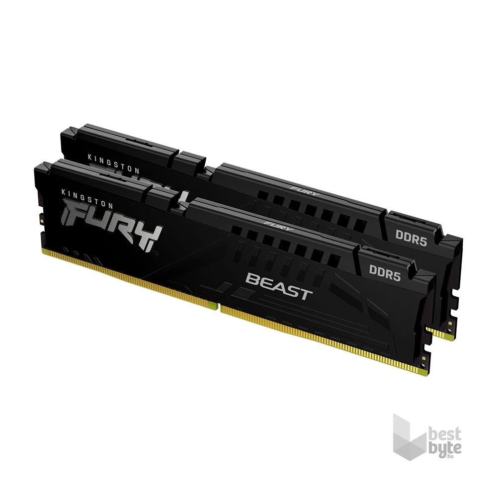 Kingston 32GB 5600MHz DDR-5 FURY Beast Black EXPO (Kit! 2db 16GB) (KF556C36BBEK2-32) memória