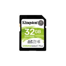 Kingston 32GB SD Canvas Select Plus (SDHC Class 10 UHS-I U1) (SDS2/32GB) memóriakártya