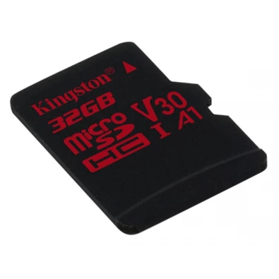 Kingston 32GB SD micro Canvas React (SDHC Class 10  UHS-I U3) (SDCR/32GBSP) memória kártya