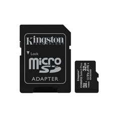 Kingston 32GB SD micro Canvas Select Plus (SDHC Class 10 A1) (SDCS2/32GB) memória kártya adapterrel